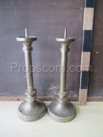 Brass candlesticks