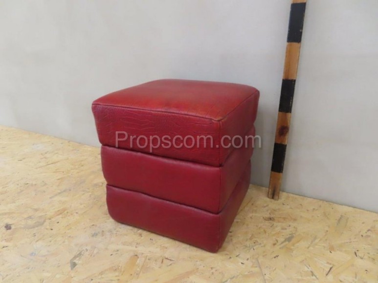 Leather seat cushion