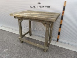 Mittelalterlicher Holztisch
