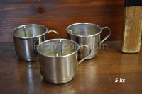 Stainless steel mugs