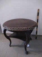 Wooden round table