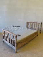 Carved bed