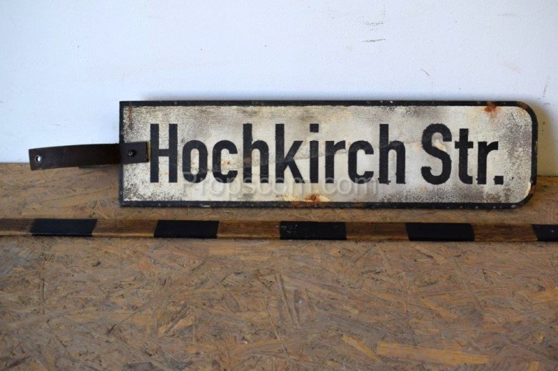 Information signs: Hochkirch Straße