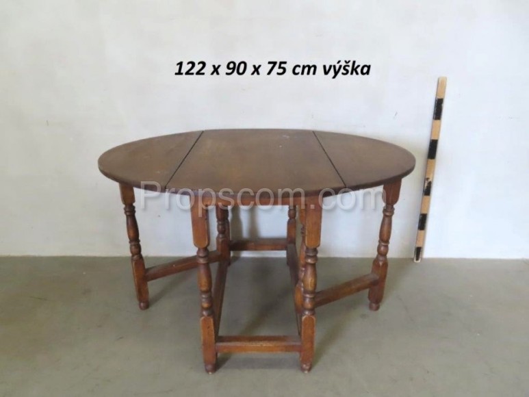 Oval table