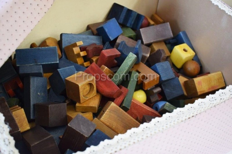 Building blocks wooden blocks