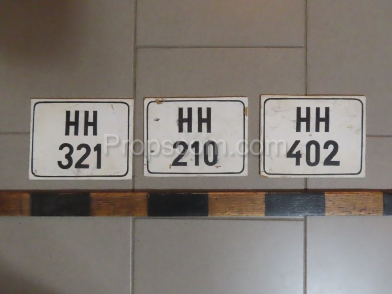Old license plate