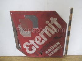 Advertising signs: Eternit