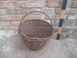 Wicker collection basket