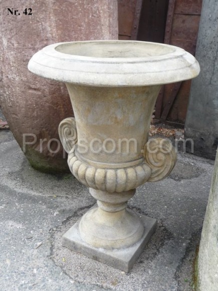 Ornamental flowerpot narrow