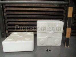 Ceiling lighting square milk glass