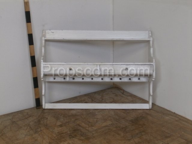 Wall shelf white High