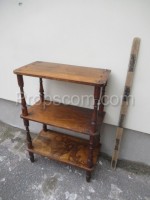 Small wooden bookshelf