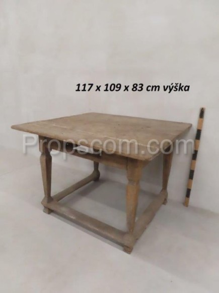 Wooden table with legs 