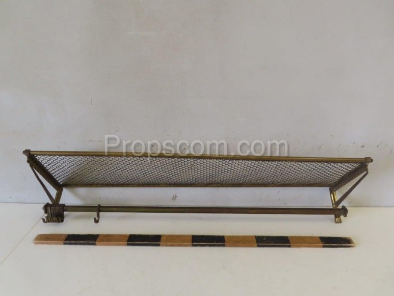 Wall shelf brass