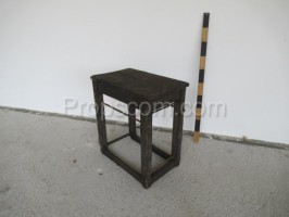 Wood metal stool