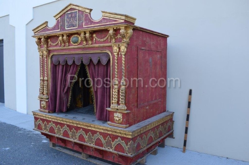 Antique puppet theater