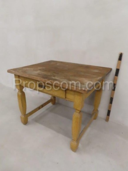 Wooden table with legs 