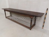 Long wooden table 