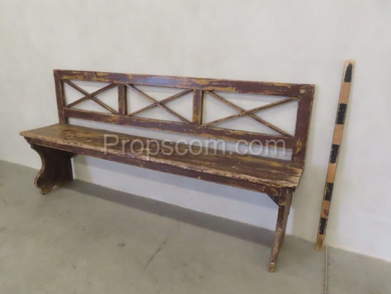 Wooden bench