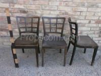 Wooden chairs