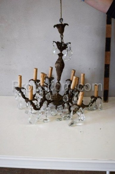 Chandelier with candlesticks