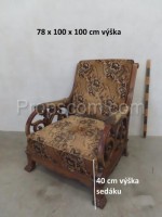 Upholstered armchair