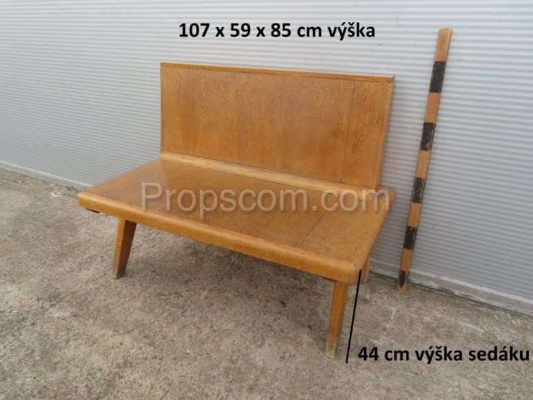 Wooden bench