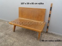 Wooden bench