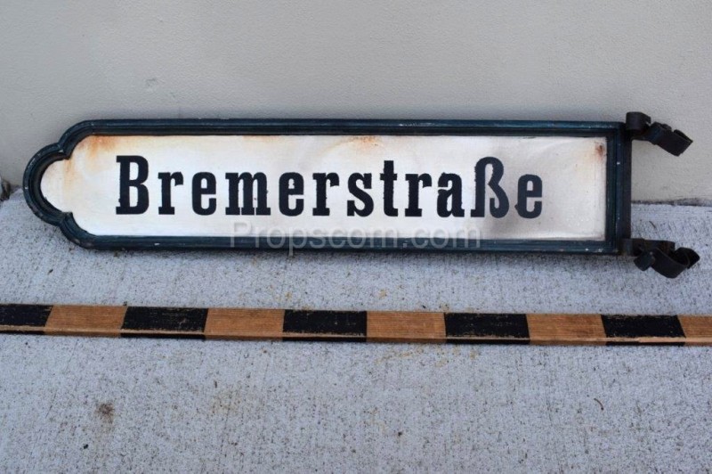 Informační cedule: Bremerstrasr