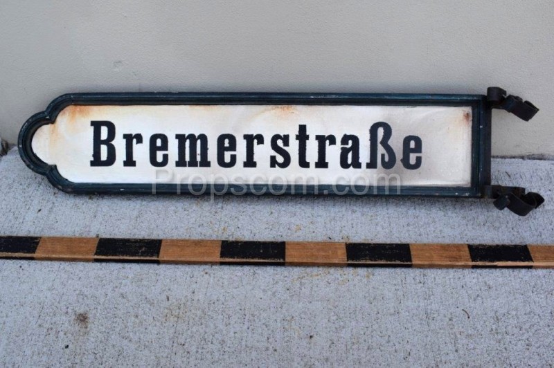 Informační cedule: Bremerstrasr