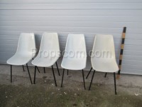 Stuhl Metall Kunststoff
