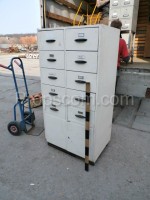 White file cabinet