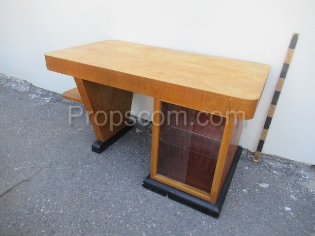 Light wood desk