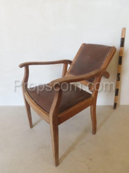 Padded reclining chair