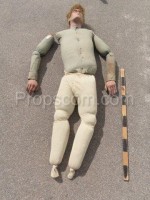 Dummies for action and war scenes