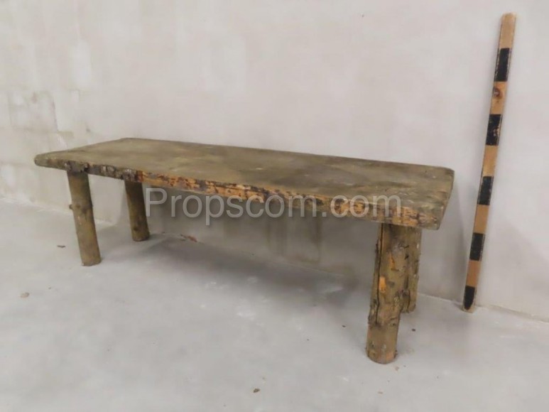 Wooden bench