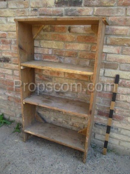 Wooden bookshelf