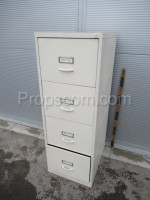 White file cabinet