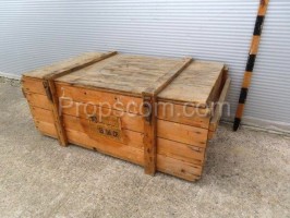 Large wooden box