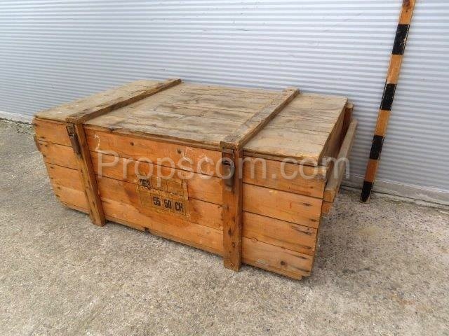 Large wooden box