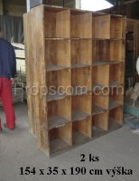 Large wooden shelf