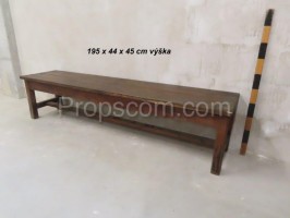 Wooden bench