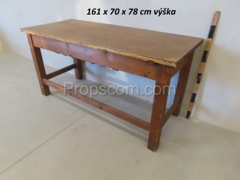 Wooden long table