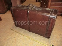 Leather travel suitcase!