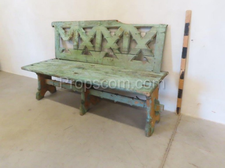 Wooden bench