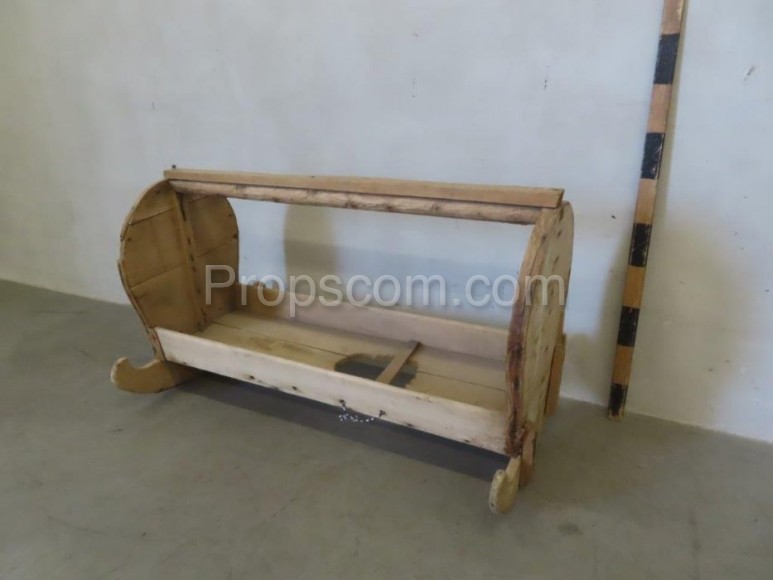 Wooden cradle