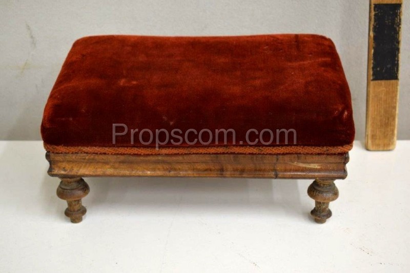 Upholstered footstool