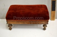 Upholstered footstool