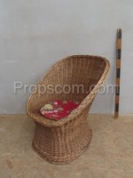 Wicker armchair