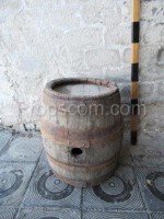 Barrel with forged hoops